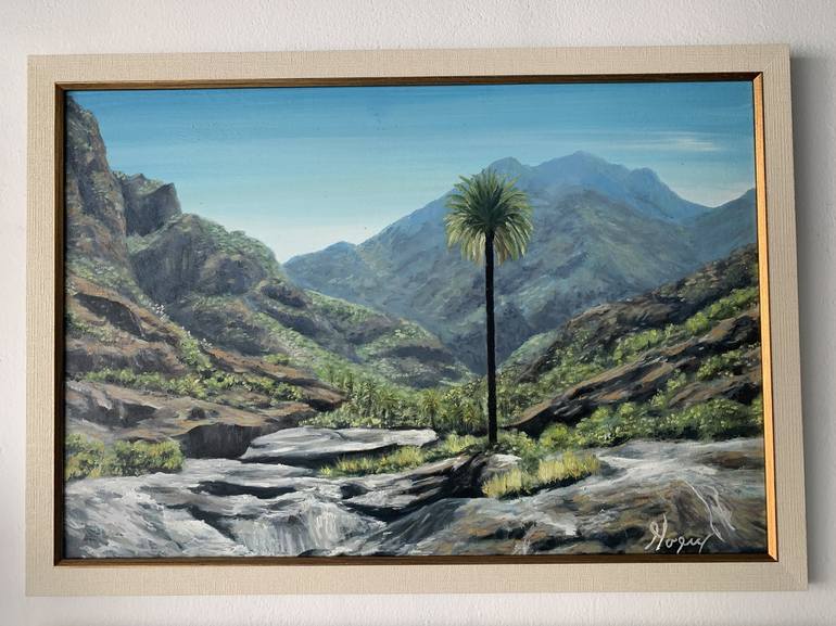 Original Landscape Painting by Marco Antonio Marquez Garcia