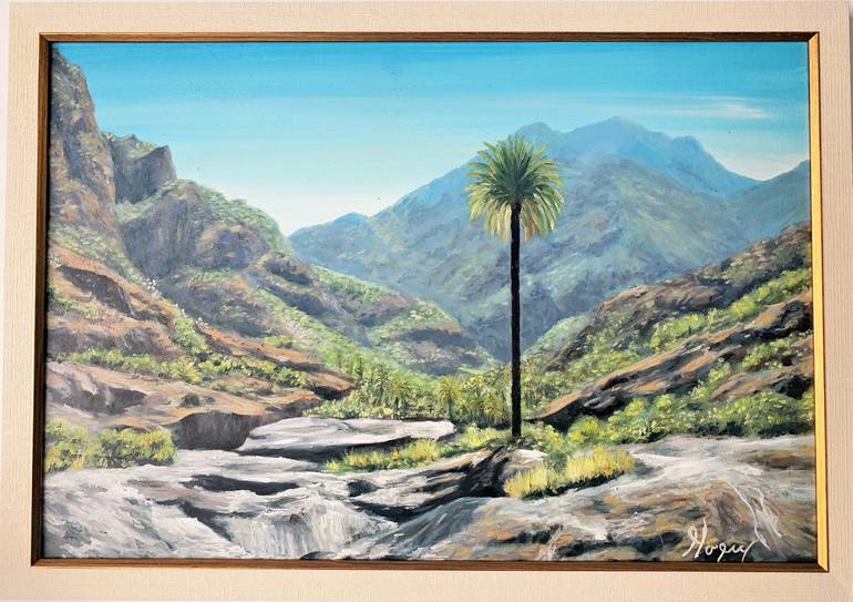 Original Realism Landscape Painting by Marco Antonio Marquez Garcia