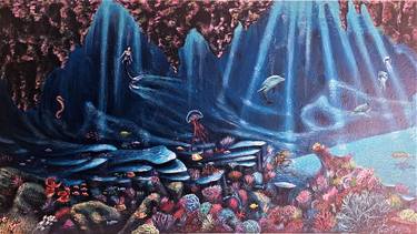 Print of Seascape Paintings by Marco Antonio Marquez Garcia