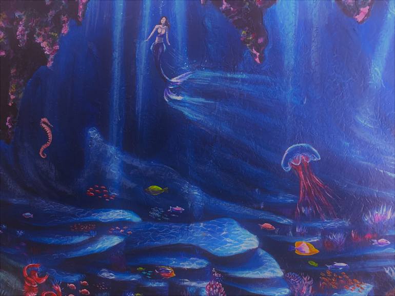 Original Seascape Painting by Marco Antonio Marquez Garcia