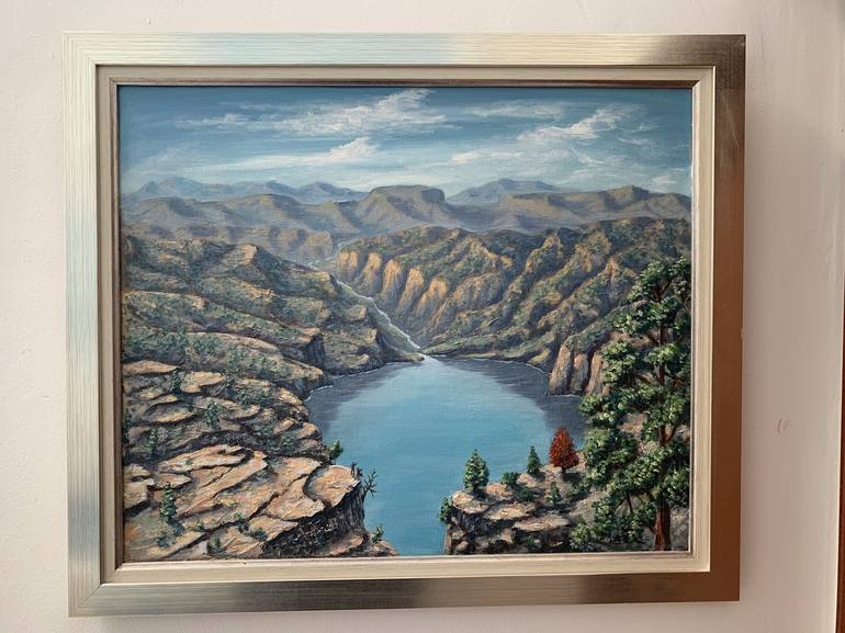 Original Realism Landscape Painting by Marco Antonio Marquez Garcia