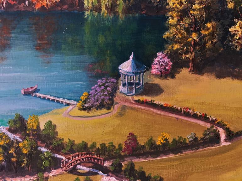Original Documentary Landscape Painting by Marco Antonio Marquez Garcia