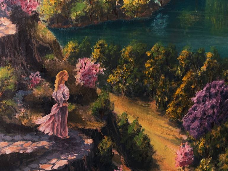 Original Documentary Landscape Painting by Marco Antonio Marquez Garcia