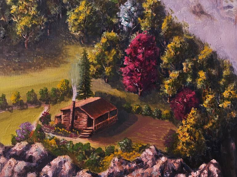 Original Realism Landscape Painting by Marco Antonio Marquez Garcia