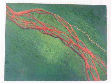 Original Abstract Expressionism Aerial Paintings by Marco Antonio Marquez Garcia