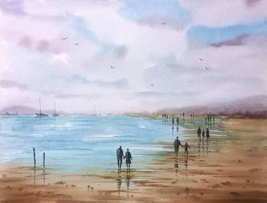 Original Beach Paintings by Sinisa Radojevic
