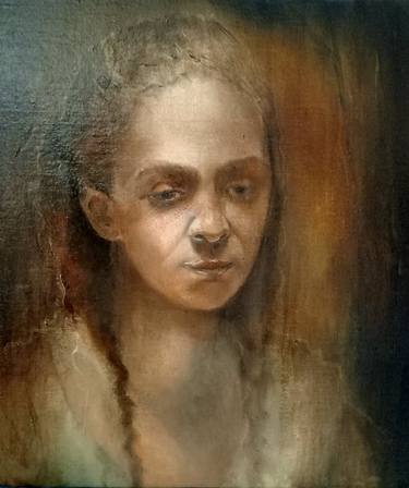 Original Portrait Painting by Sami Kurt