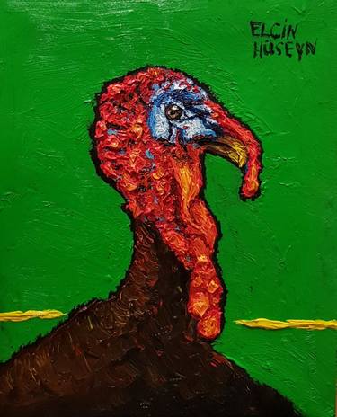 Original Expressionism Animal Paintings by Elchin Huseyn