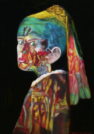 Original Abstract Expressionism Portrait Paintings by Dylan Williams
