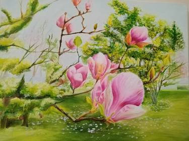 Original Realism Floral Paintings by susan sui