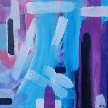 Original Fine Art Abstract Paintings by Kelly J