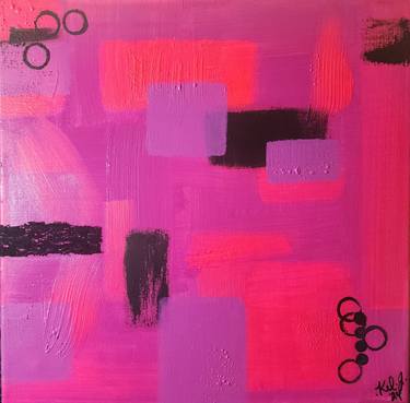 Original Abstract Expressionism Abstract Paintings by Kelly J