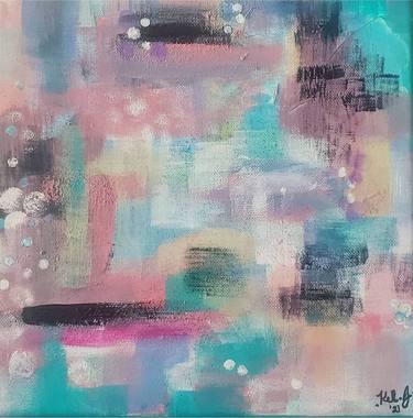 Original Abstract Expressionism Abstract Paintings by Kelly J