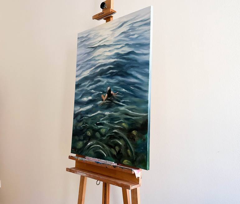Original Water Painting by Daria Gerasimova