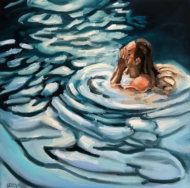 Print of Water Paintings by Daria Gerasimova