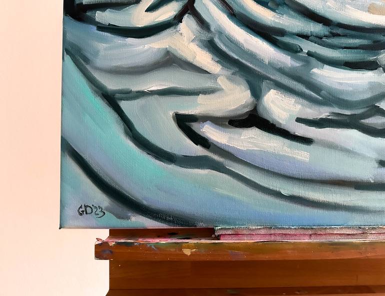 Original Figurative Water Painting by Daria Gerasimova