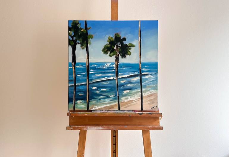 Original Impressionism Landscape Painting by Daria Gerasimova