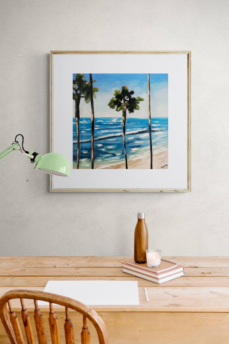 Original Impressionism Landscape Painting by Daria Gerasimova