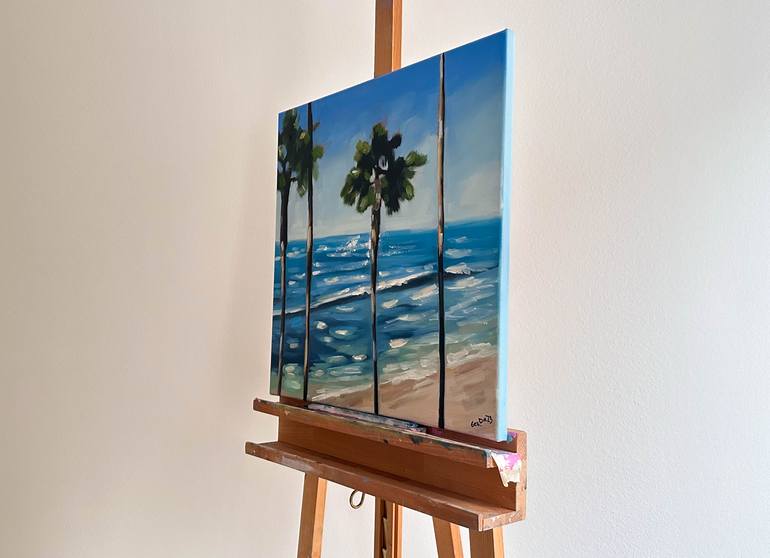 Original Impressionism Landscape Painting by Daria Gerasimova