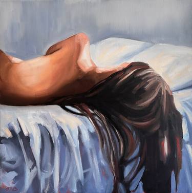 Sleeping Naked Woman - Nude Female Figure thumb