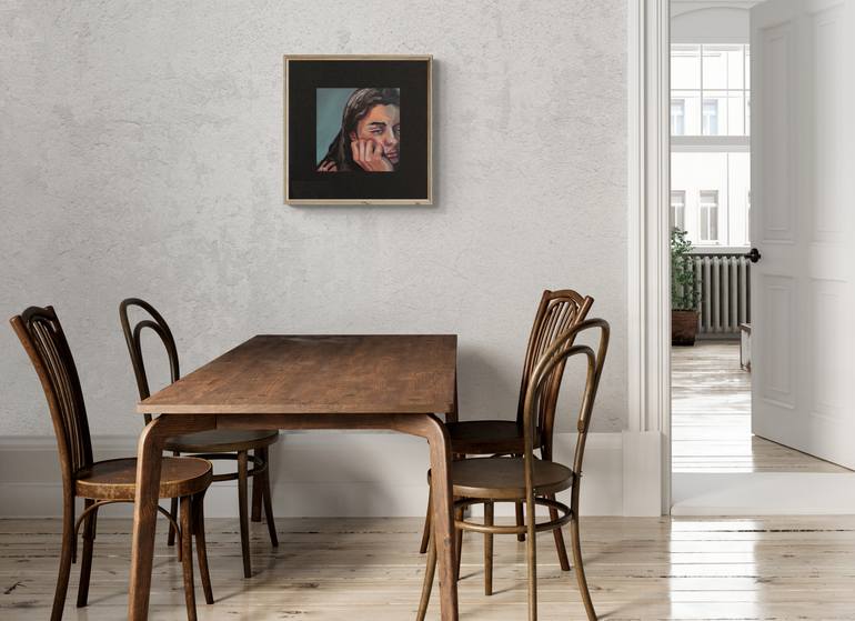 Original Figurative People Painting by Daria Gerasimova