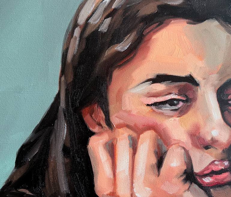 Original Figurative People Painting by Daria Gerasimova