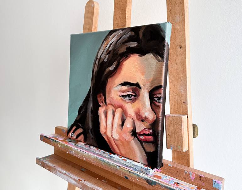 Original Portrait Painting by Daria Gerasimova