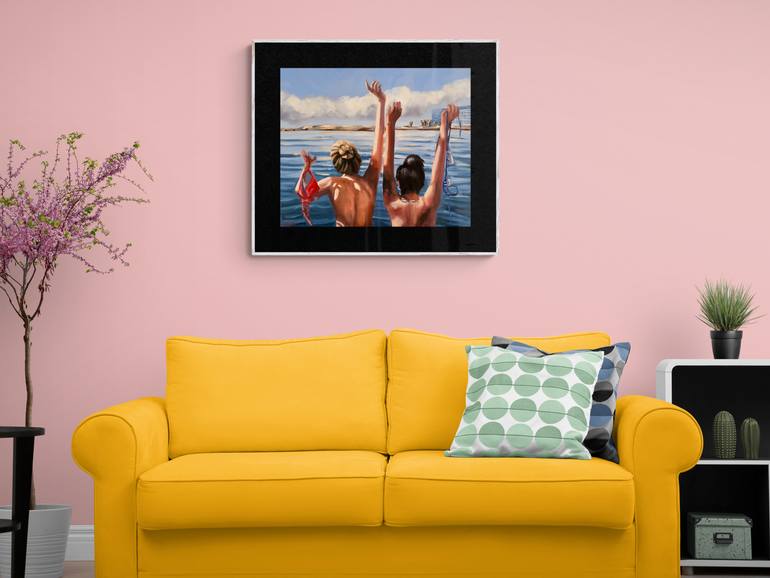 Original Realism Women Painting by Daria Gerasimova