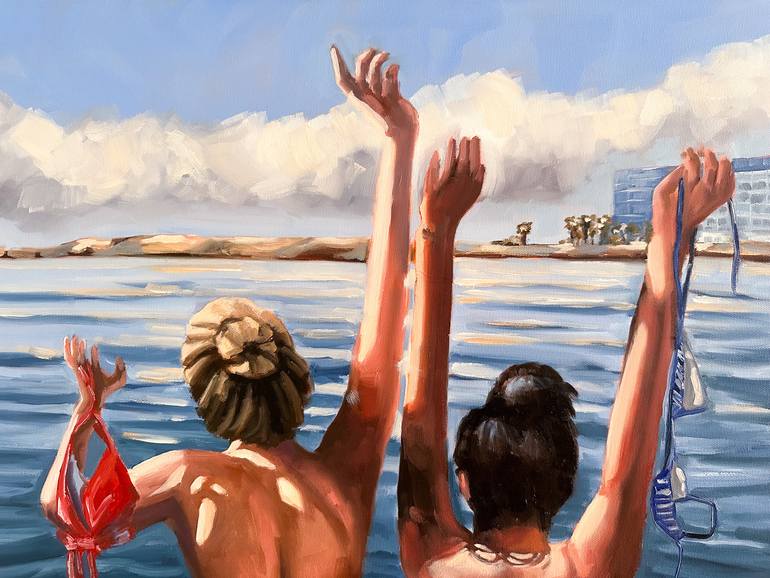 Original Realism Women Painting by Daria Gerasimova