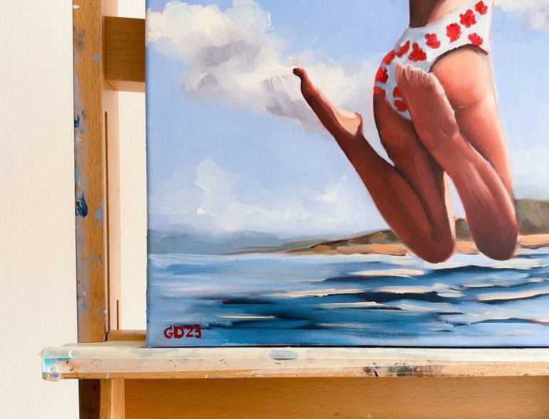 Original Beach Painting by Daria Gerasimova