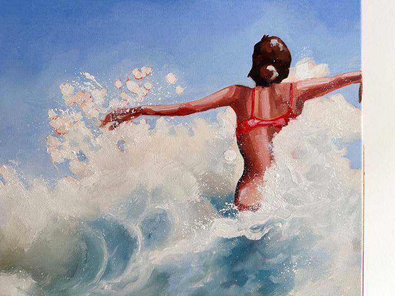 Original Realism Seascape Painting by Daria Gerasimova