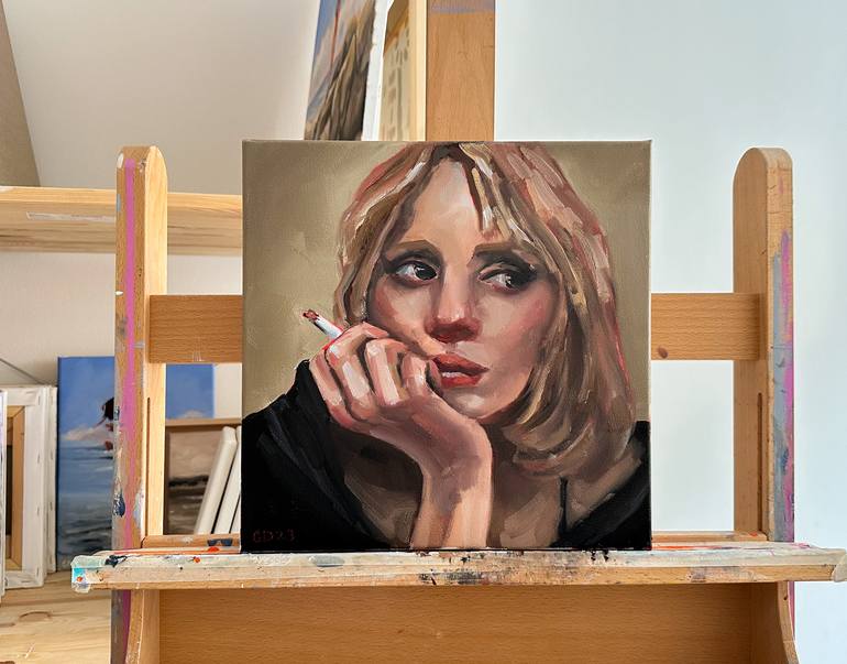 Original Contemporary Women Painting by Daria Gerasimova