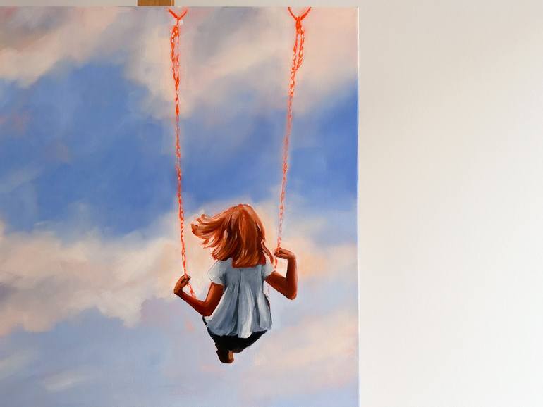 Original Contemporary Children Painting by Daria Gerasimova