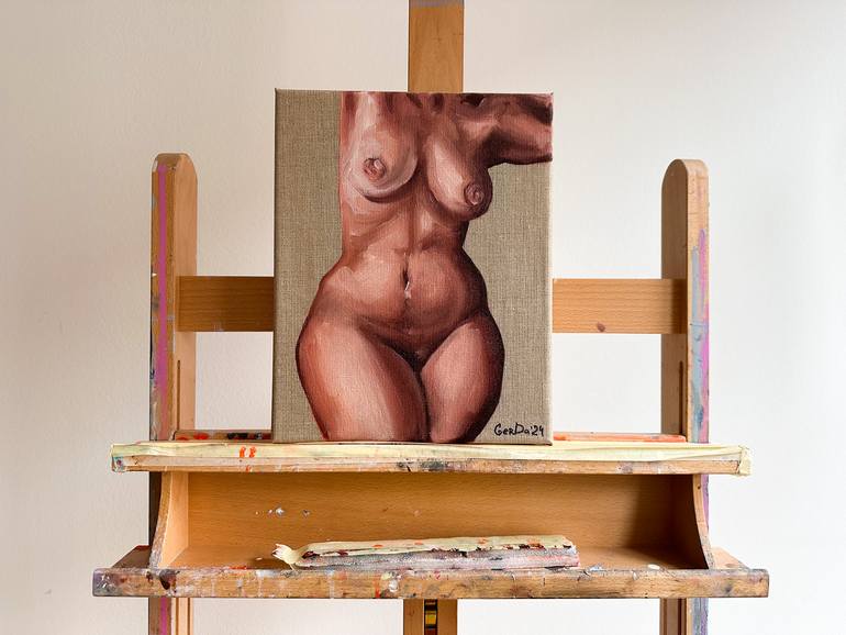 Original Contemporary Body Painting by Daria Gerasimova