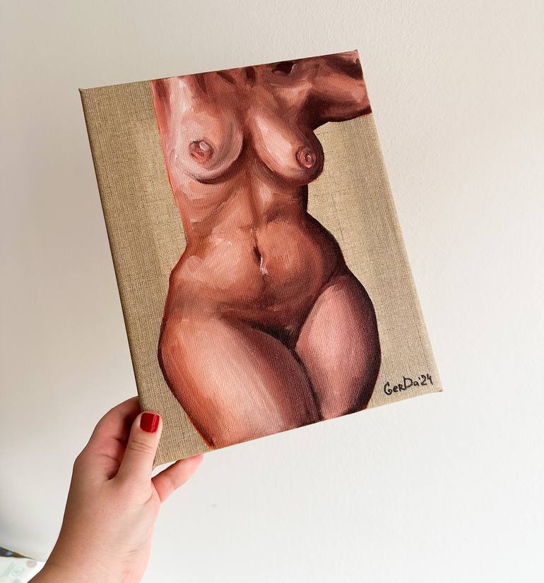 Original Contemporary Body Painting by Daria Gerasimova