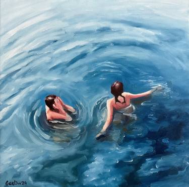 Print of Water Paintings by Daria Gerasimova