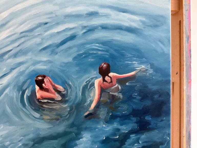 Original Fine Art Water Painting by Daria Gerasimova