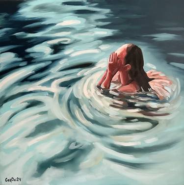Print of Water Paintings by Daria Gerasimova
