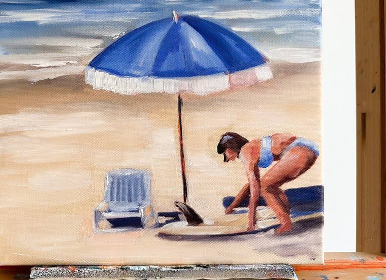 Original Beach Painting by Daria Gerasimova