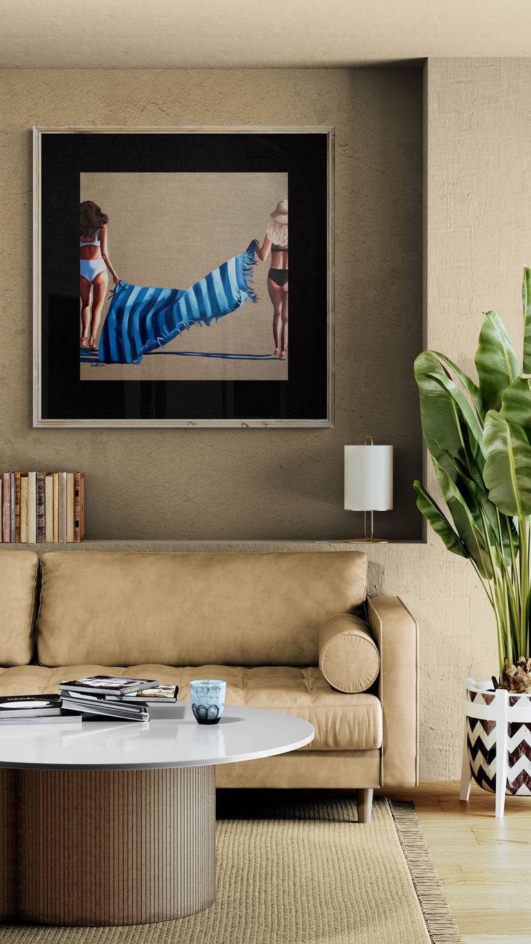 Original Realism Women Painting by Daria Gerasimova