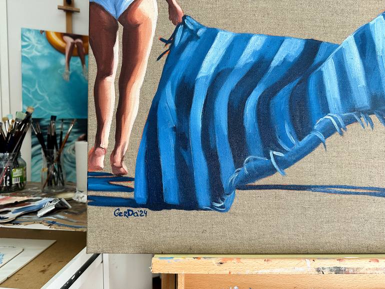 Original Realism Women Painting by Daria Gerasimova