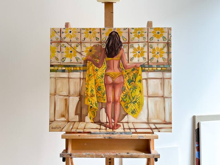 Original Contemporary Women Painting by Daria Gerasimova