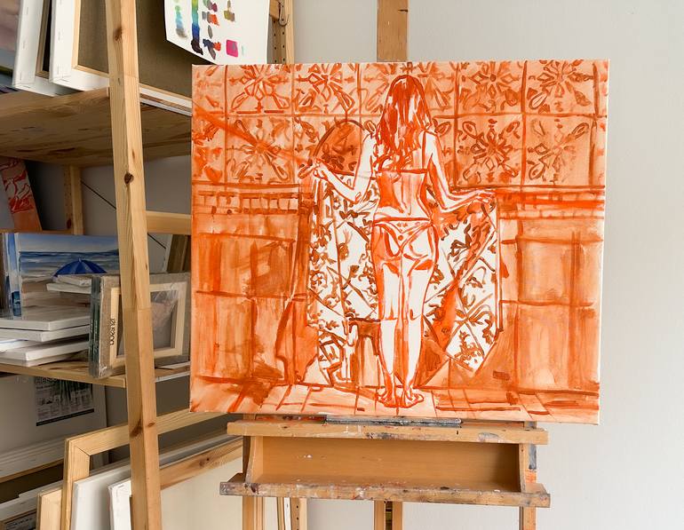 Original Contemporary Women Painting by Daria Gerasimova