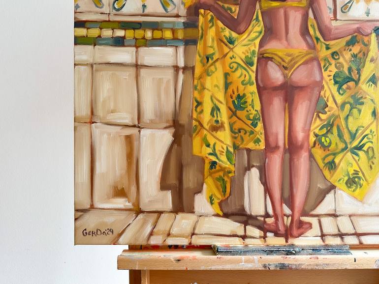 Original Contemporary Women Painting by Daria Gerasimova