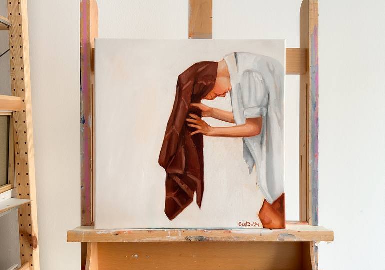 Original Figurative Women Painting by Daria Gerasimova