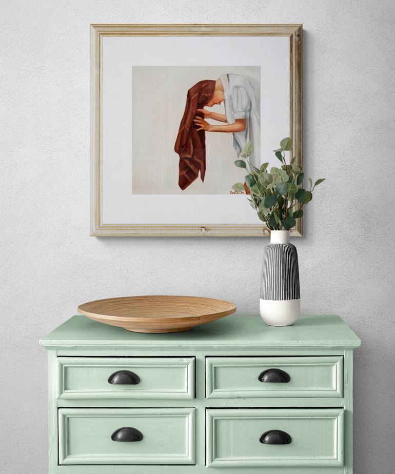Original Figurative Women Painting by Daria Gerasimova