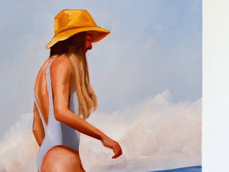Original Contemporary Beach Painting by Daria Gerasimova