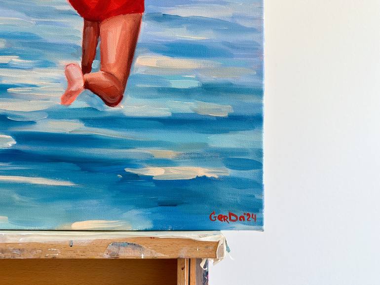 Original Contemporary Beach Painting by Daria Gerasimova