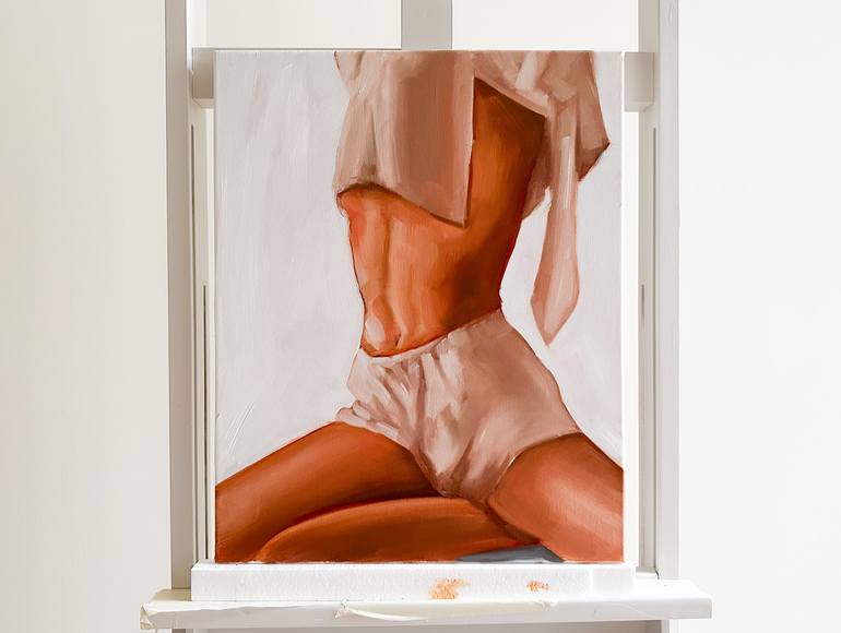 Original Figurative Body Painting by Daria Gerasimova