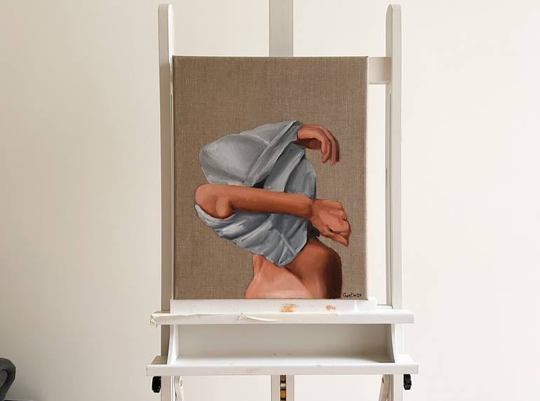 Original Figurative Body Painting by Daria Gerasimova